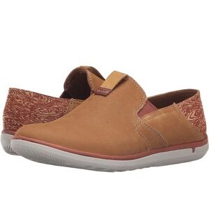 Merrell Duskair Moc Smooth-W Leather Brown Sugar Moccasins | 7.5